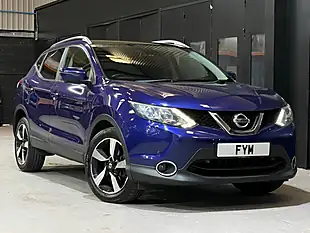 Used 2015 Nissan Qashqai N-Tec+ Blue - Interior and Exterior details 3