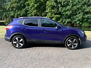 Used 2015 Nissan Qashqai N-Tec+ Blue - Interior and Exterior details 9