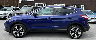 Used 2015 Nissan Qashqai N-Tec+ Blue - Interior and Exterior details 4