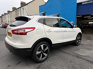 Used 2015 Nissan Qashqai N-Tec+ White - Interior and Exterior details 2