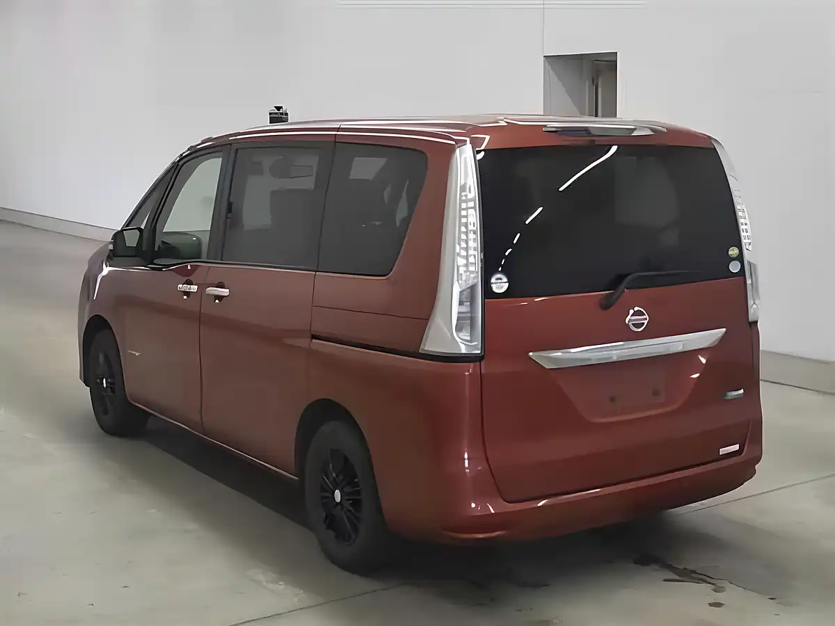 Used 2015 Nissan Serena G Edi Sunroof Leather 8 Seats Red - Interior and Exterior details 7