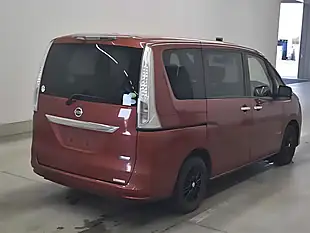 Used 2015 Nissan Serena G Edi Sunroof Leather 8 Seats Red - Interior and Exterior details 9