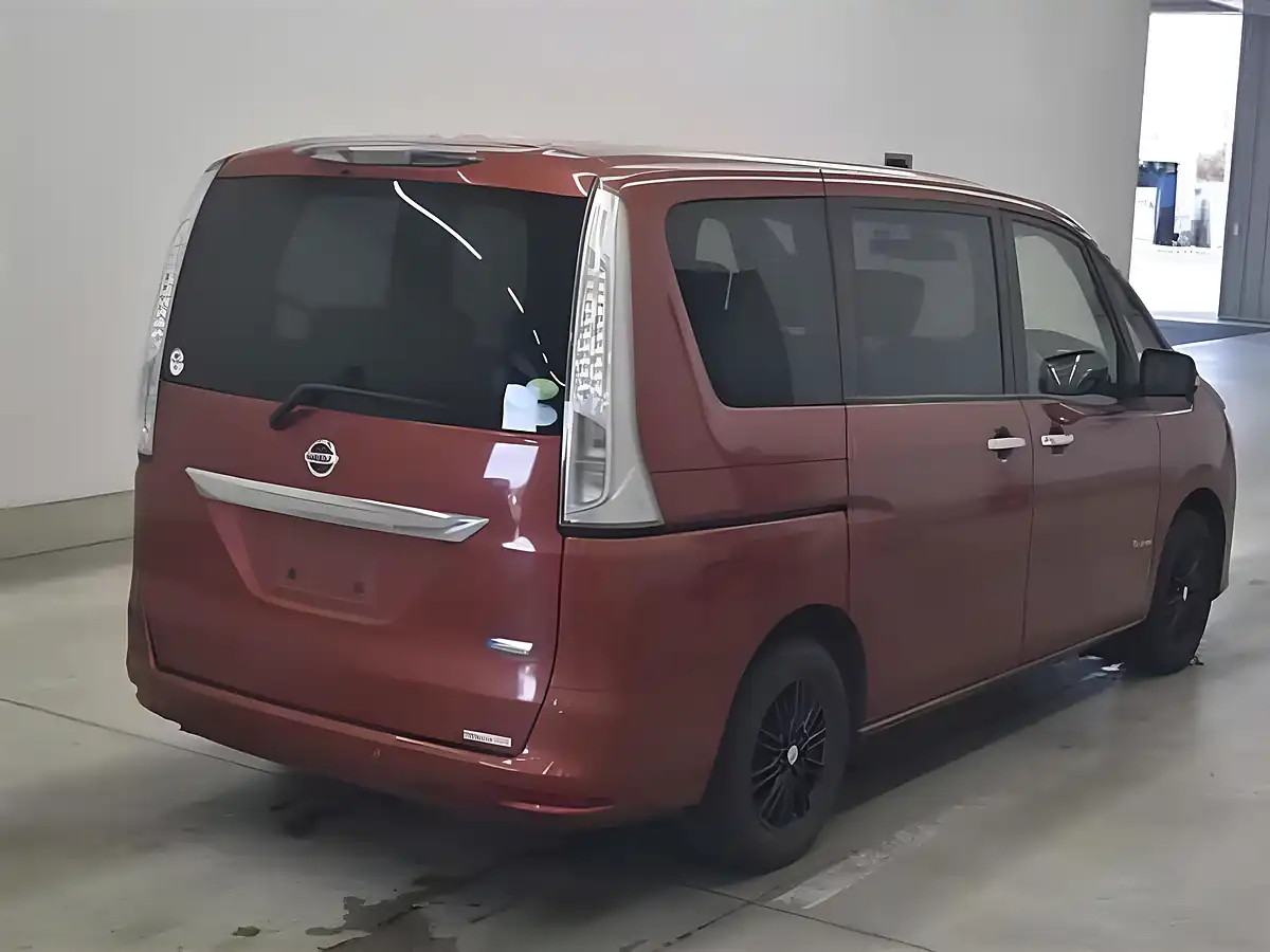 Used 2015 Nissan Serena G Edi Sunroof Leather 8 Seats Red - Interior and Exterior details 9