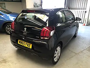 Used 2015 Peugeot 108 Active Black - Interior and Exterior details 4