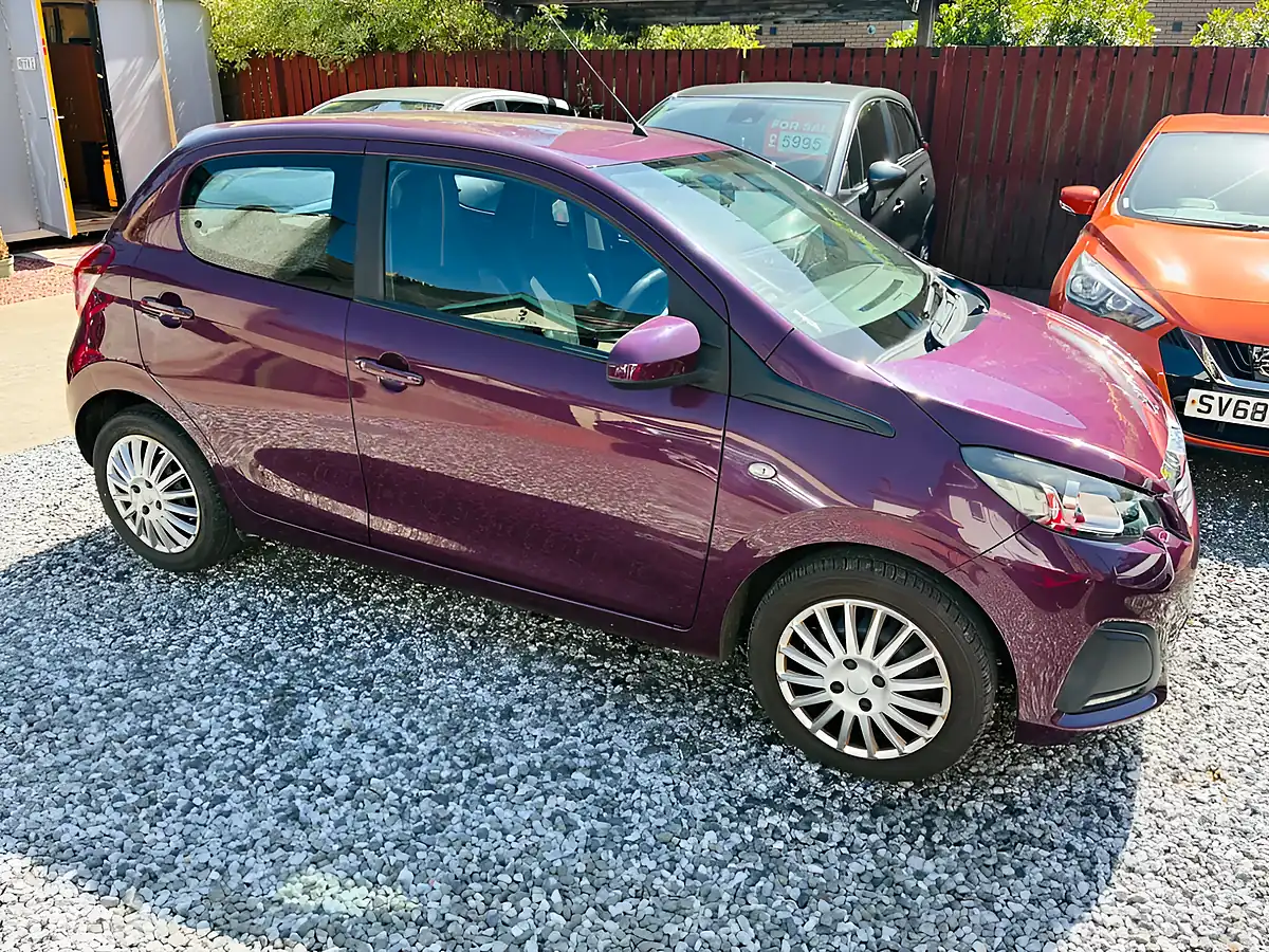 Used 2015 Peugeot 108 Active Purple - Front View