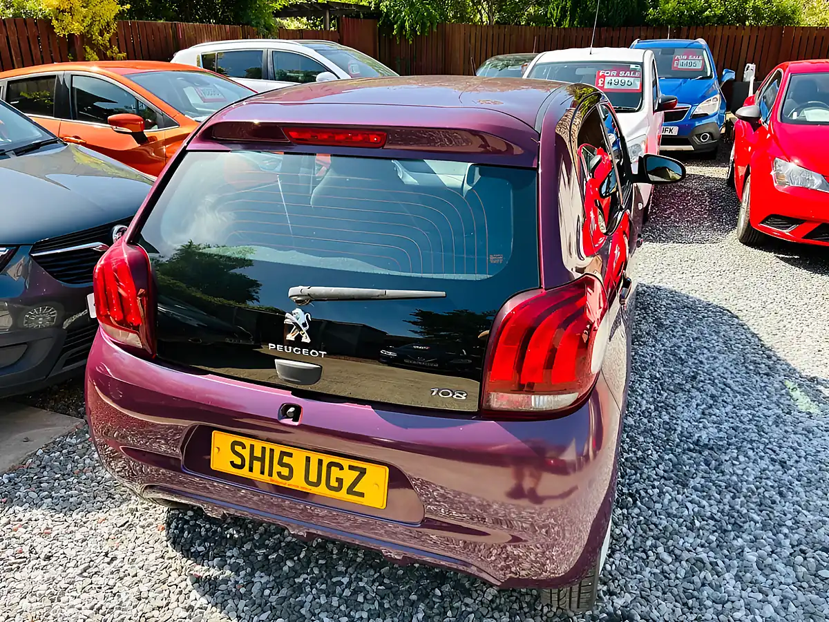 Used 2015 Peugeot 108 Active Purple - Interior and Exterior details 18