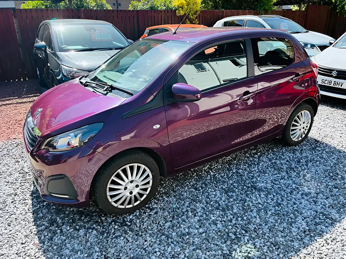 Used 2015 Peugeot 108 Active Purple - Interior and Exterior details 2