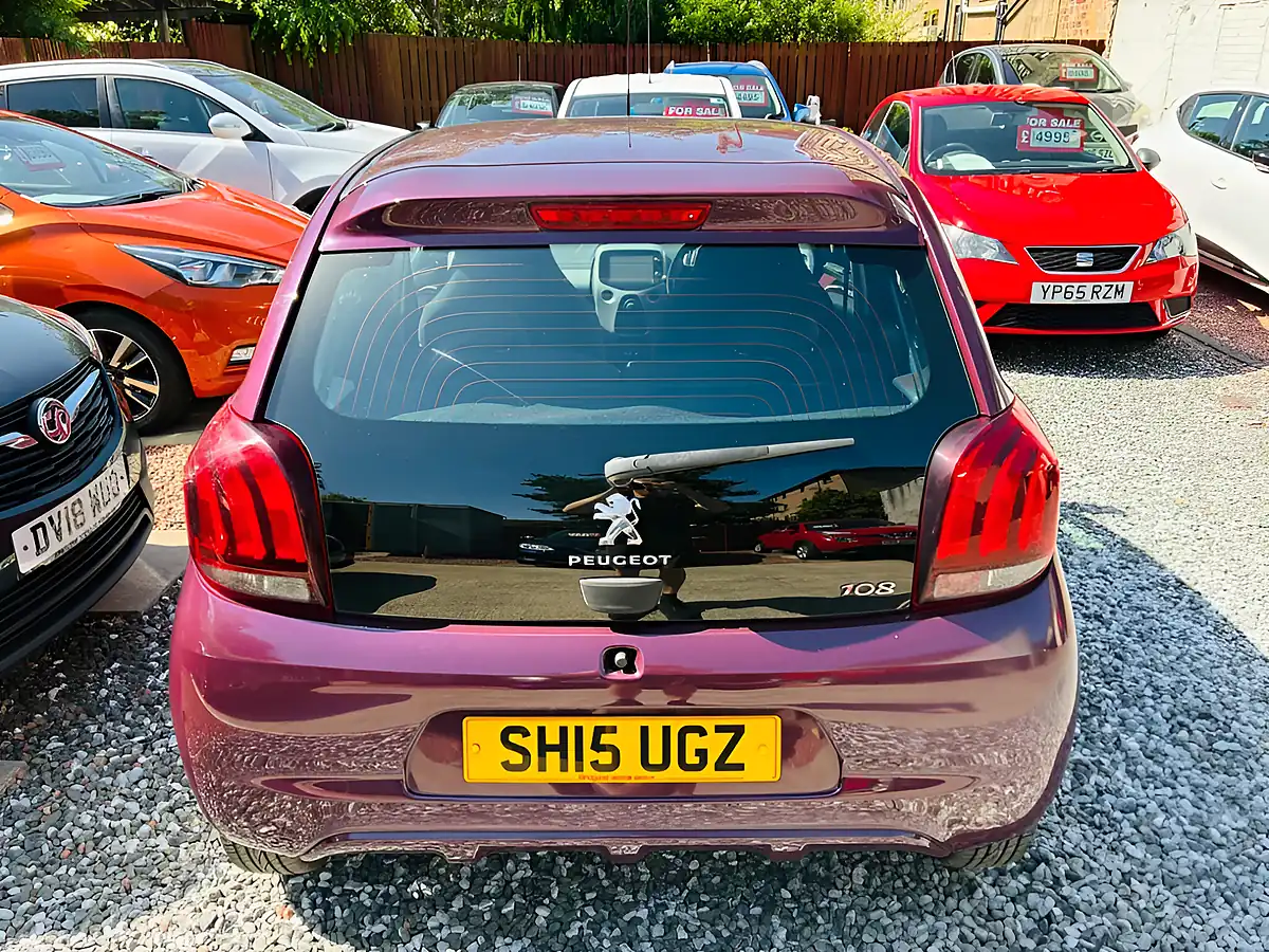 Used 2015 Peugeot 108 Active Purple - Interior and Exterior details 4