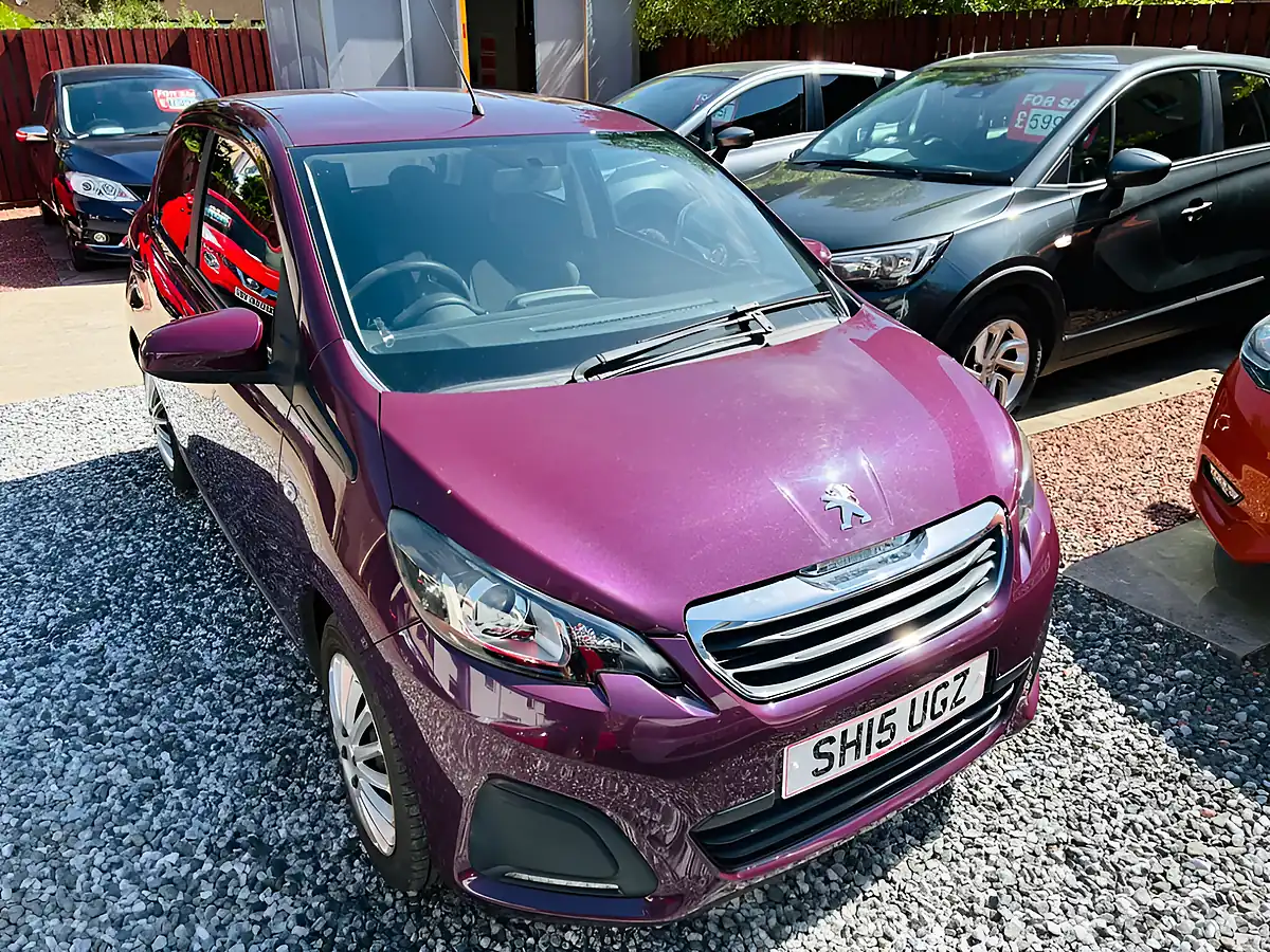 Used 2015 Peugeot 108 Active Purple - Interior and Exterior details 5