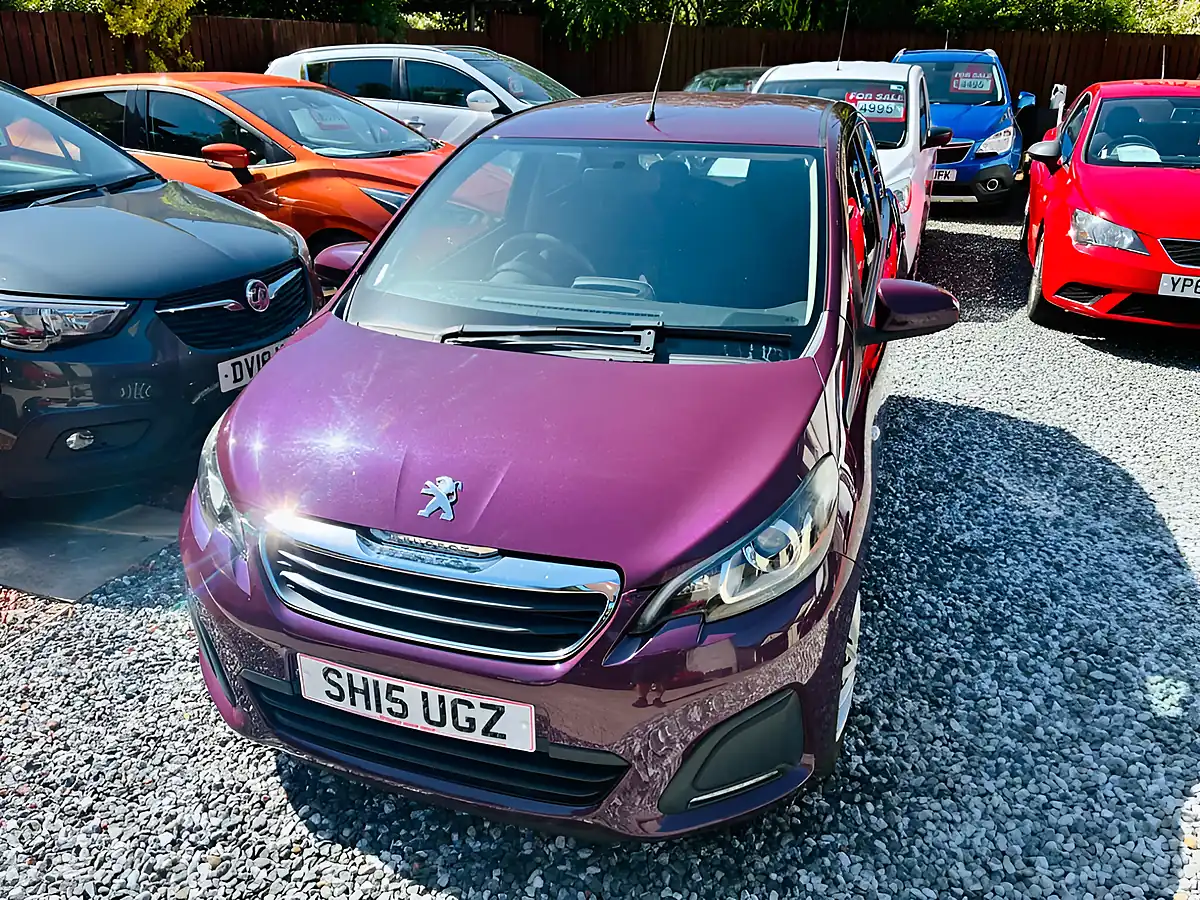 Used 2015 Peugeot 108 Active Purple - Interior and Exterior details 6