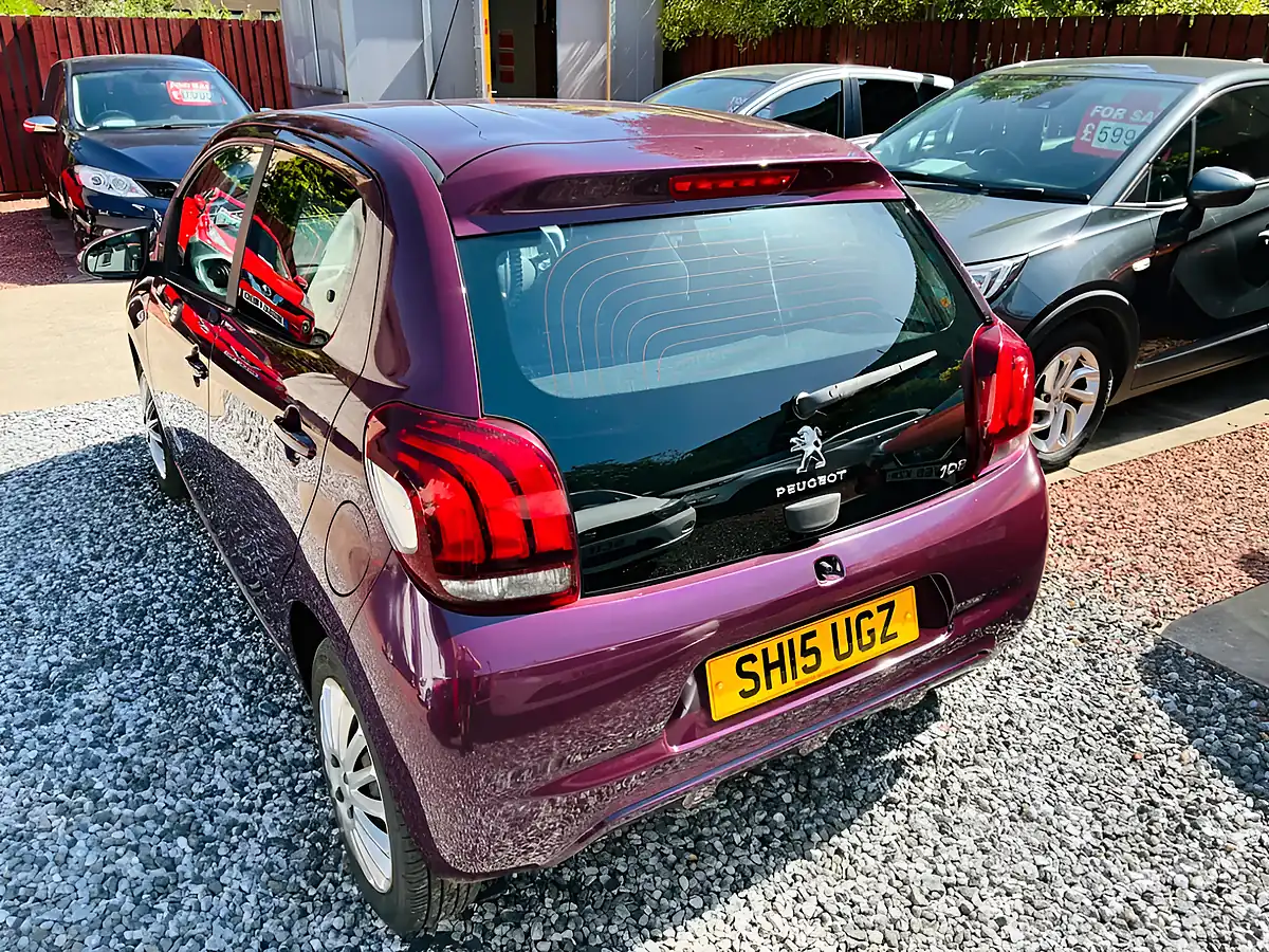 Used 2015 Peugeot 108 Active Purple - Interior and Exterior details 7