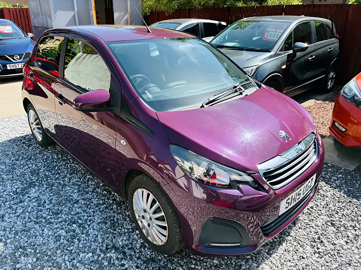 Used 2015 Peugeot 108 Active Purple - Interior and Exterior details 8