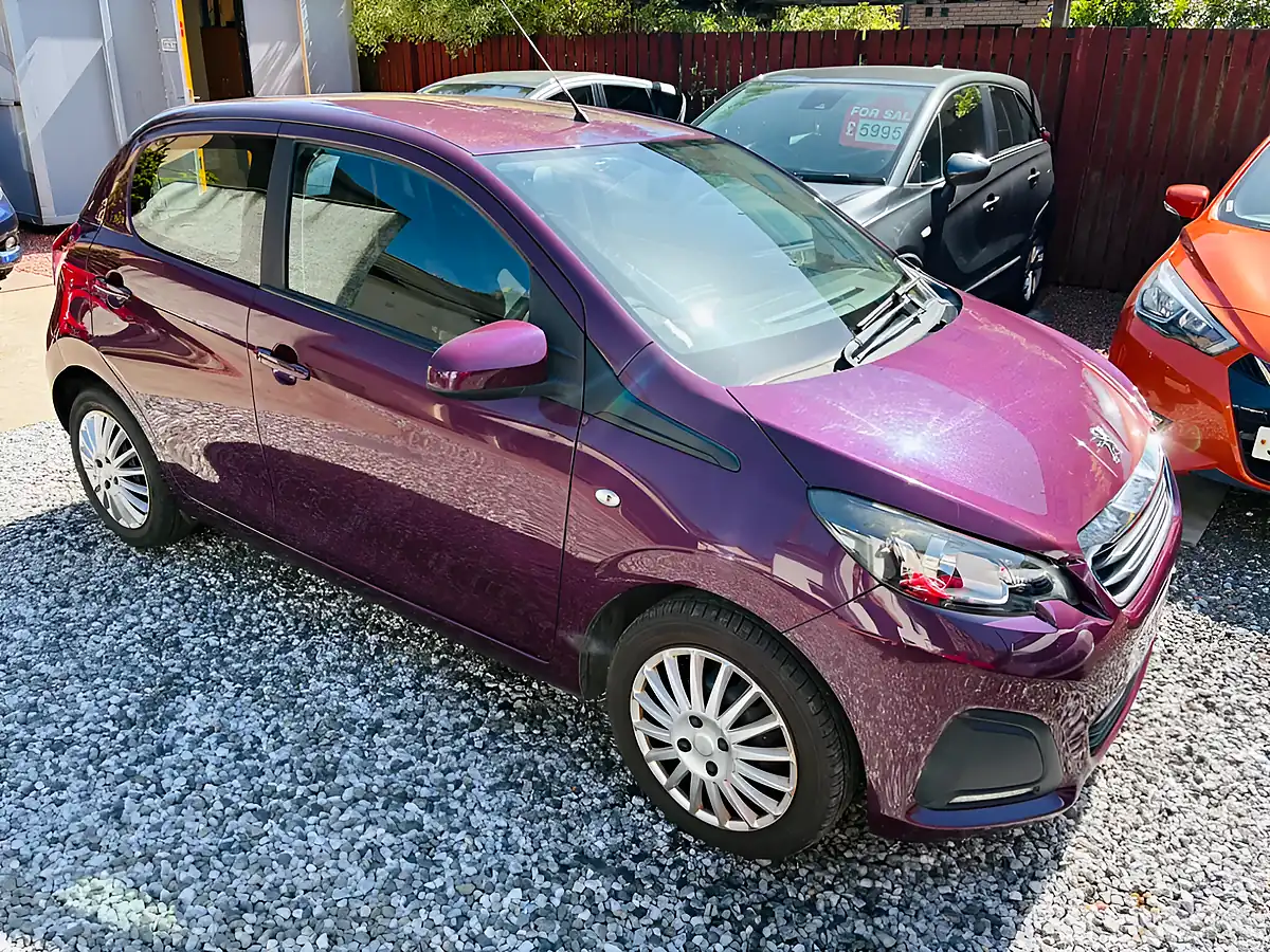 Used 2015 Peugeot 108 Active Purple - Interior and Exterior details 9