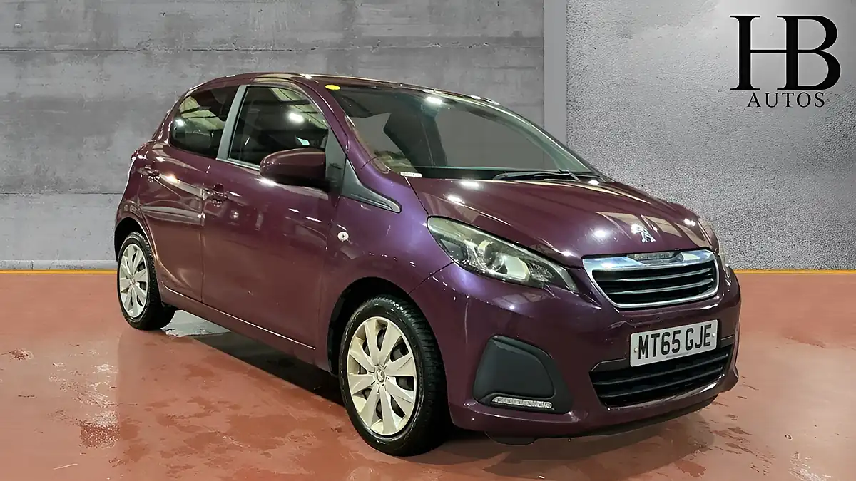 Used 2015 Peugeot 108 Active Purple - Front View