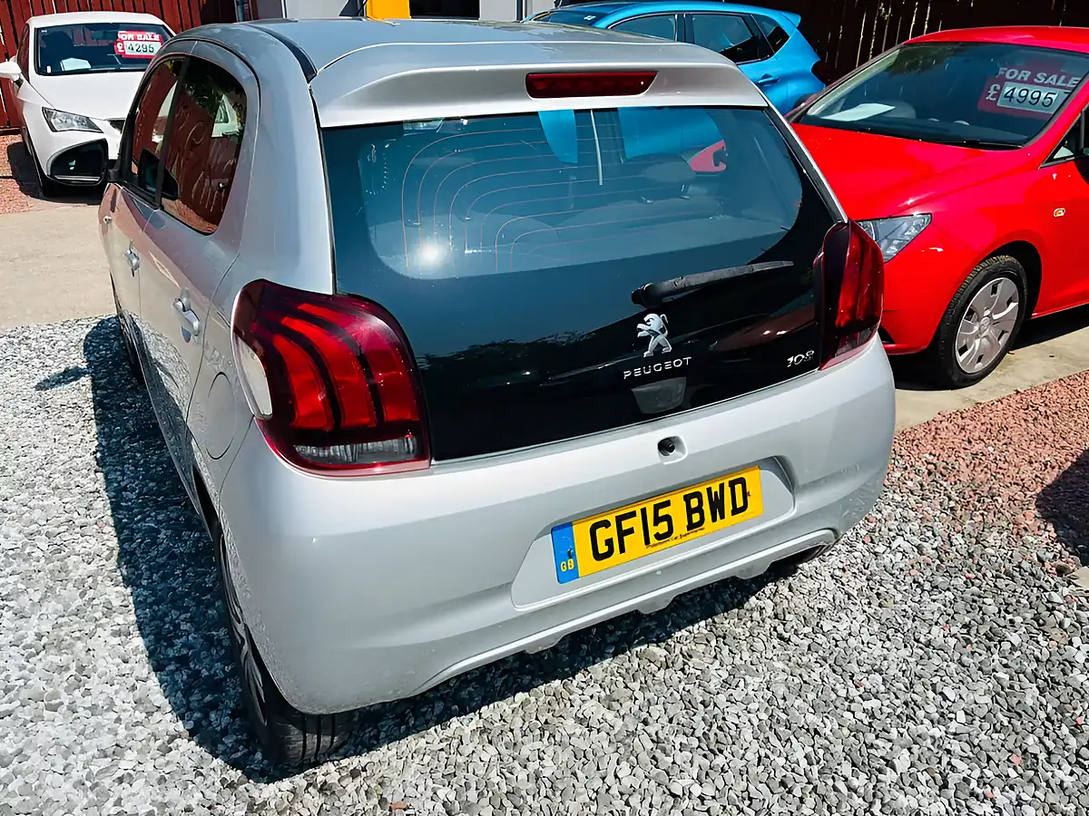 Used 2015 Peugeot 108 Active Silver - Interior and Exterior details 5