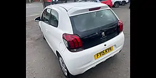 Used 2015 Peugeot 108 Active White - Interior and Exterior details 6