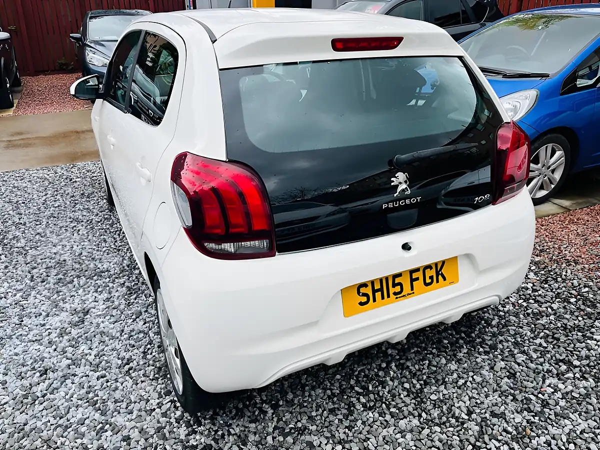 Used 2015 Peugeot 108 Active White - Interior and Exterior details 6