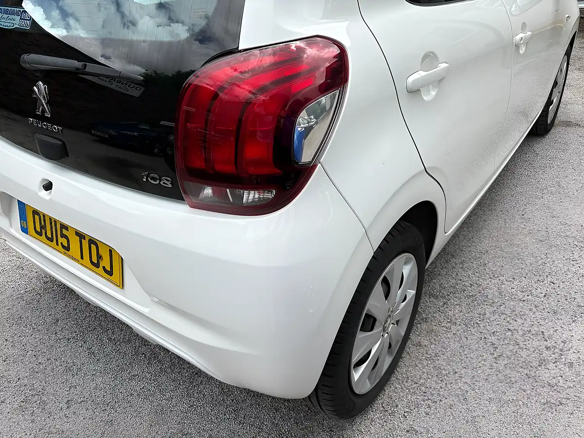 Used 2015 Peugeot 108 Active White - Interior and Exterior details 11