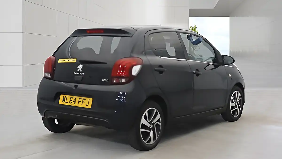 Used 2015 Peugeot 108 Allure Black Black - Interior and Exterior details 2