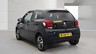 Used 2015 Peugeot 108 Allure Black Black - Interior and Exterior details 4