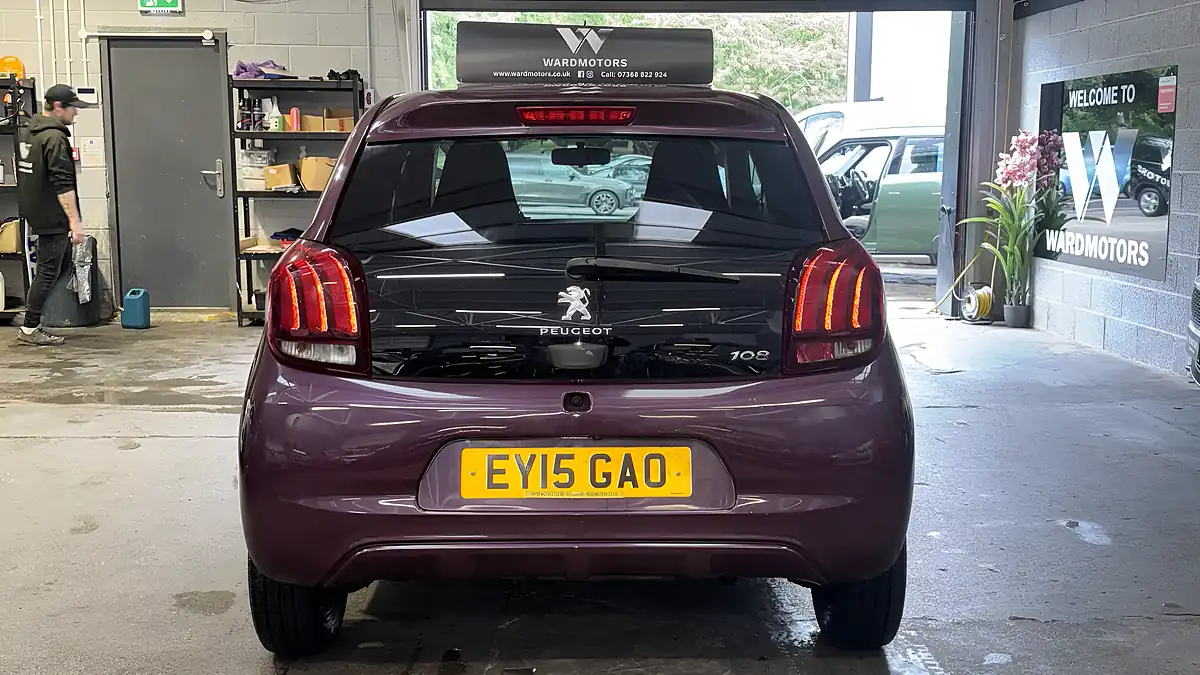 Used 2015 Peugeot 108 Allure Purple - Interior and Exterior details 6