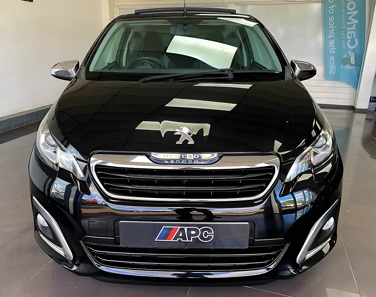 Used 2015 Peugeot 108 Allure Top Black - Interior and Exterior details 9