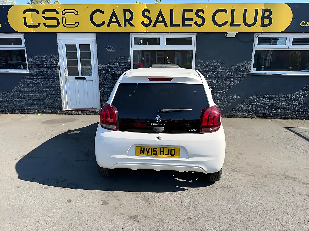 Used 2015 Peugeot 108 Allure White - Interior and Exterior details 10