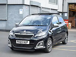 Used 2015 Peugeot 108 Roland Garros Top Black - Interior and Exterior details 3