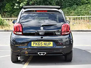 Used 2015 Peugeot 108 Roland Garros Top Black - Interior and Exterior details 6