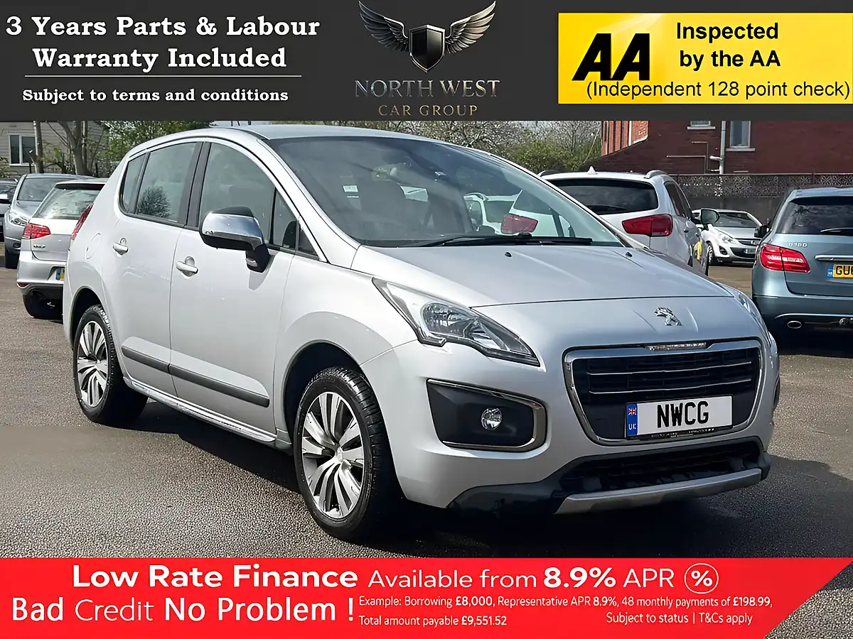 Used 2015 Peugeot 3008 Active Silver - Front View