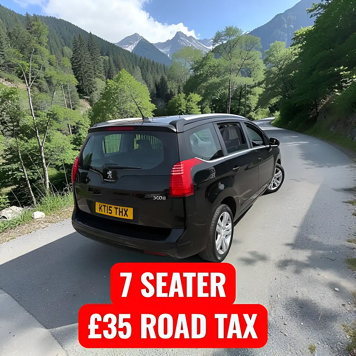 Used 2015 Peugeot 5008 Active Black - Front View