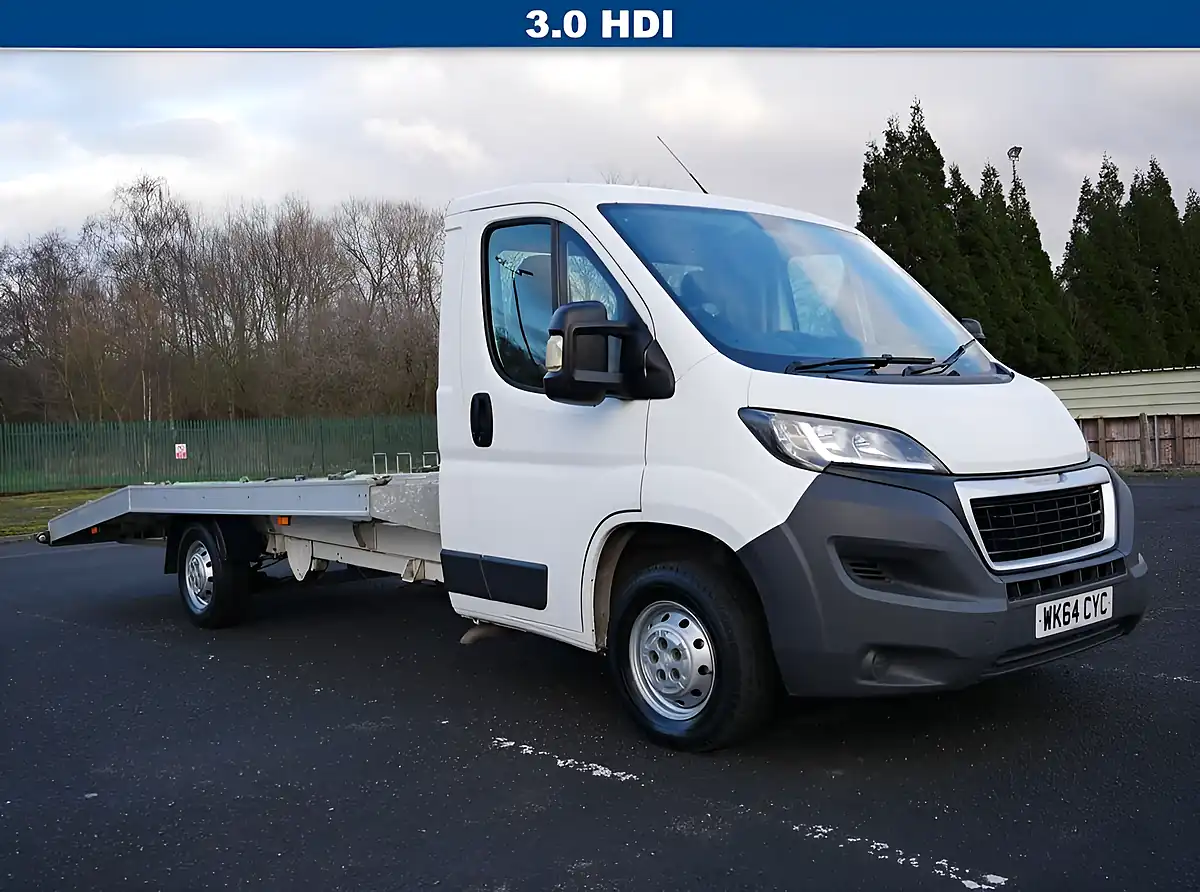 Used 2015 Peugeot Boxer 335 L3 C/C White - Front View