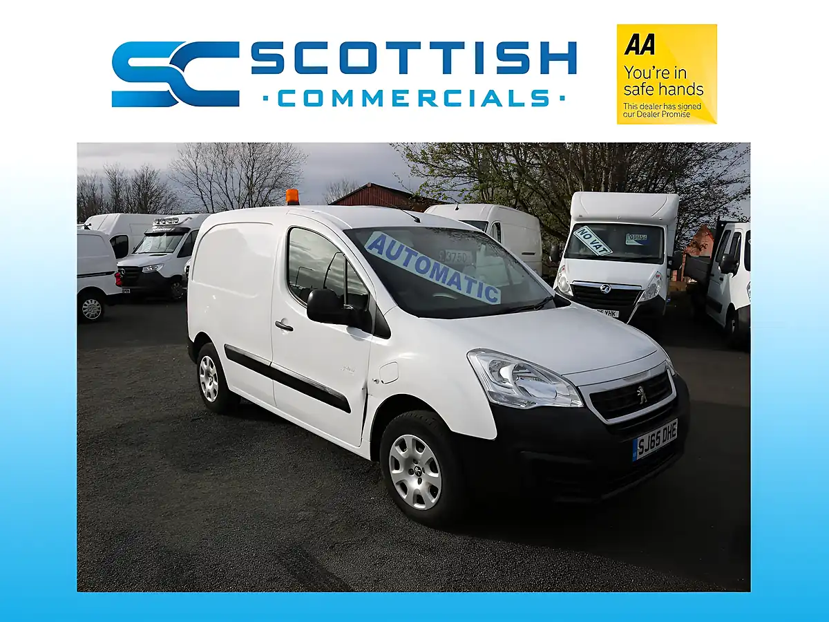 Used 2015 Peugeot Partner 3 Seater White - Front View