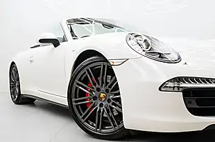 Used 2015 Porsche 911 Carrera 4S Convertible White - Interior and Exterior details 2