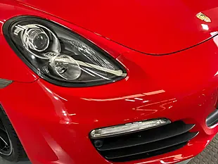 Used 2015 Porsche Boxster 981 Convertible Red - Interior and Exterior details 17