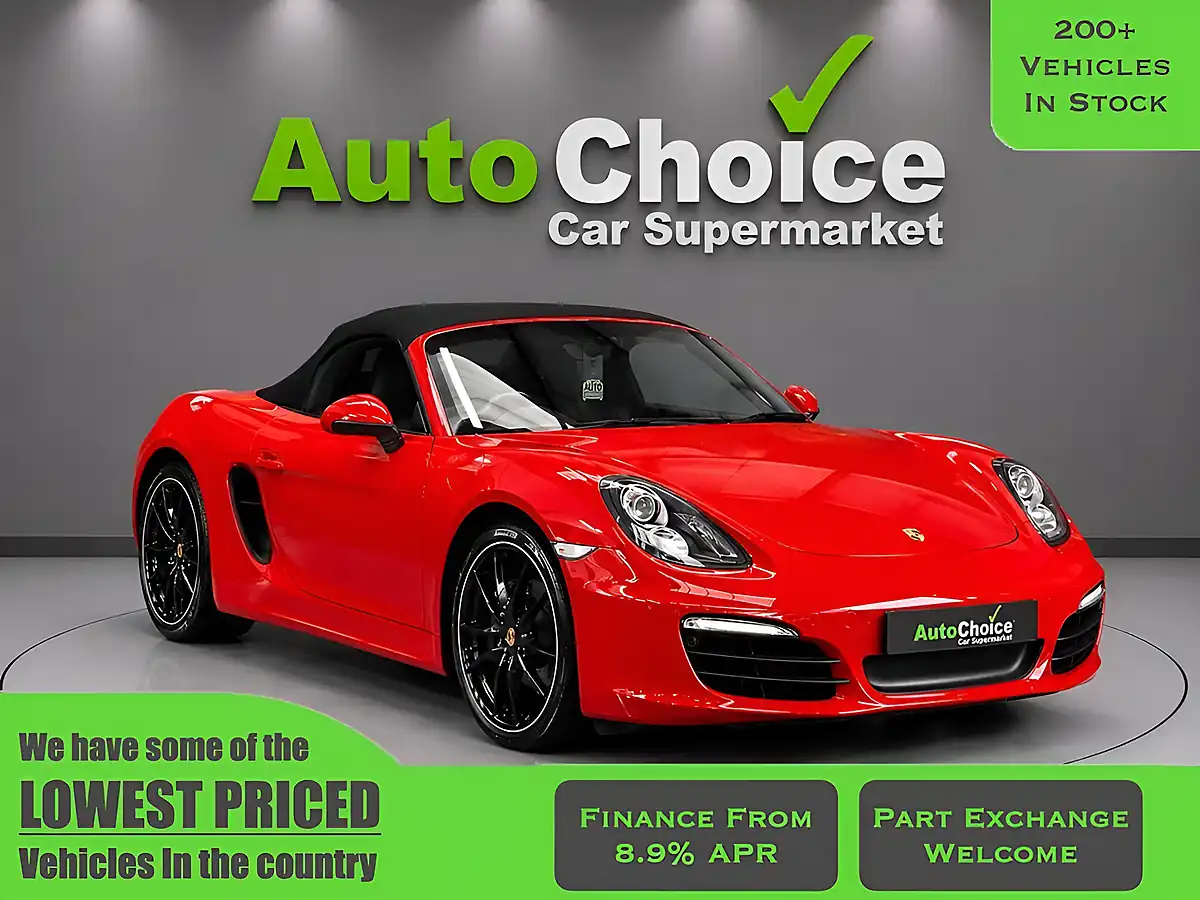 Used 2015 Porsche Boxster 981 Convertible Red - Interior and Exterior details 2
