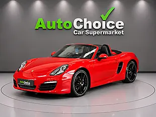 Used 2015 Porsche Boxster 981 Convertible Red - Interior and Exterior details 4