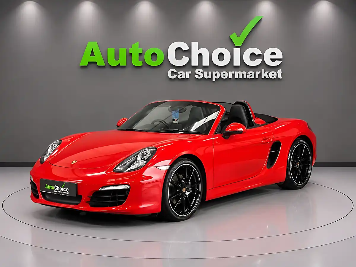 Used 2015 Porsche Boxster 981 Convertible Red - Interior and Exterior details 4