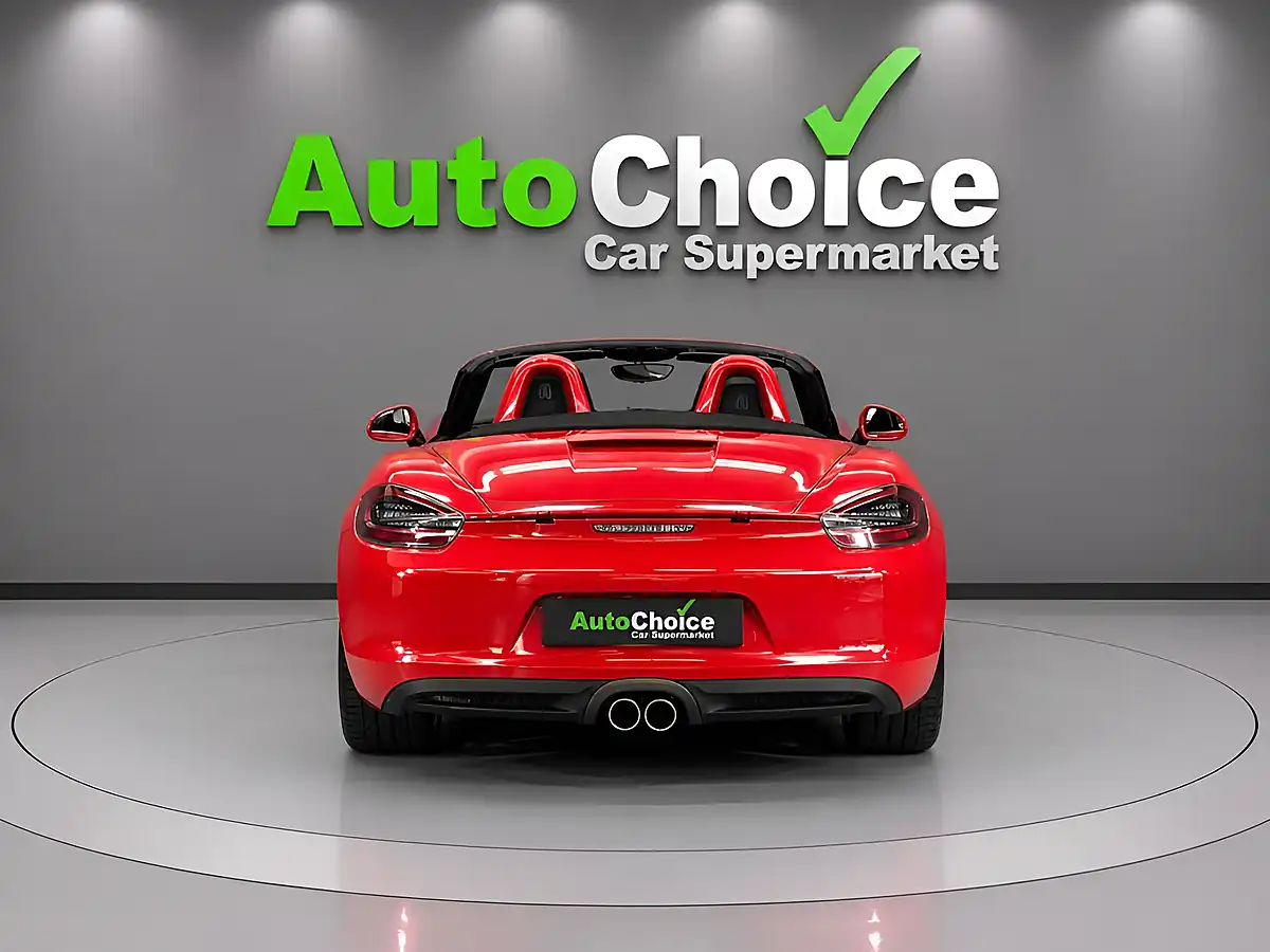 Used 2015 Porsche Boxster 981 Convertible Red - Interior and Exterior details 7