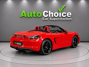 Used 2015 Porsche Boxster 981 Convertible Red - Interior and Exterior details 8