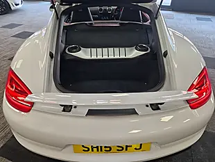 Used 2015 Porsche Cayman 981 Coupe White - Interior and Exterior details 10