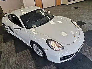 Used 2015 Porsche Cayman 981 Coupe White - Interior and Exterior details 20