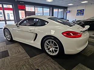 Used 2015 Porsche Cayman 981 Coupe White - Interior and Exterior details 4