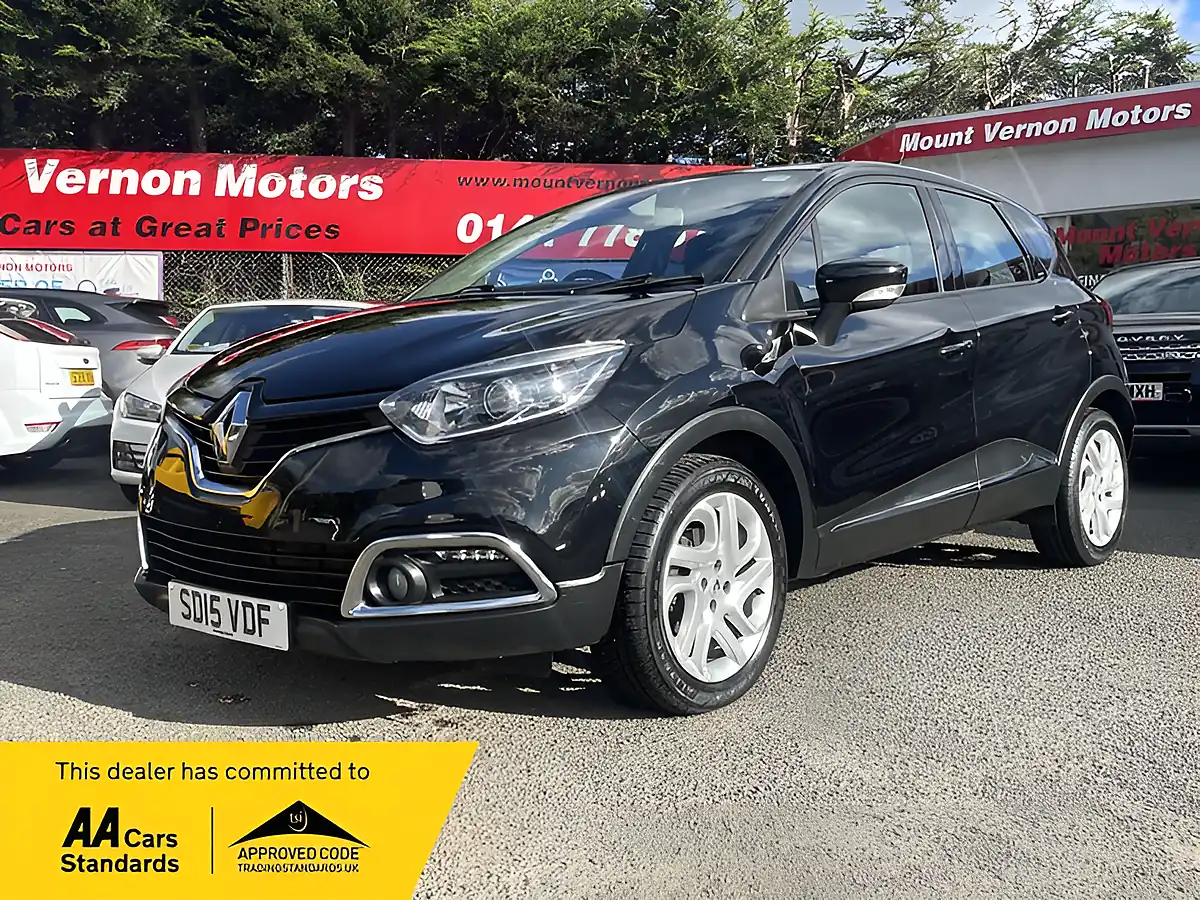 Used 2015 Renault Captur Energy Dynamique Medianav Black - Front View