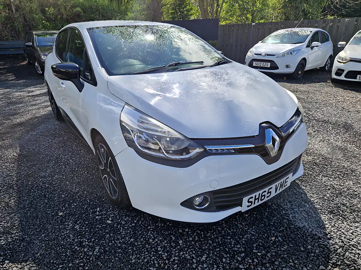 Used 2015 Renault Clio Dynamique Nav Glacier White - Front View