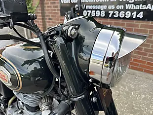Used 2015 Royal Enfield Bullet Dark Metallic Green - Interior and Exterior details 10
