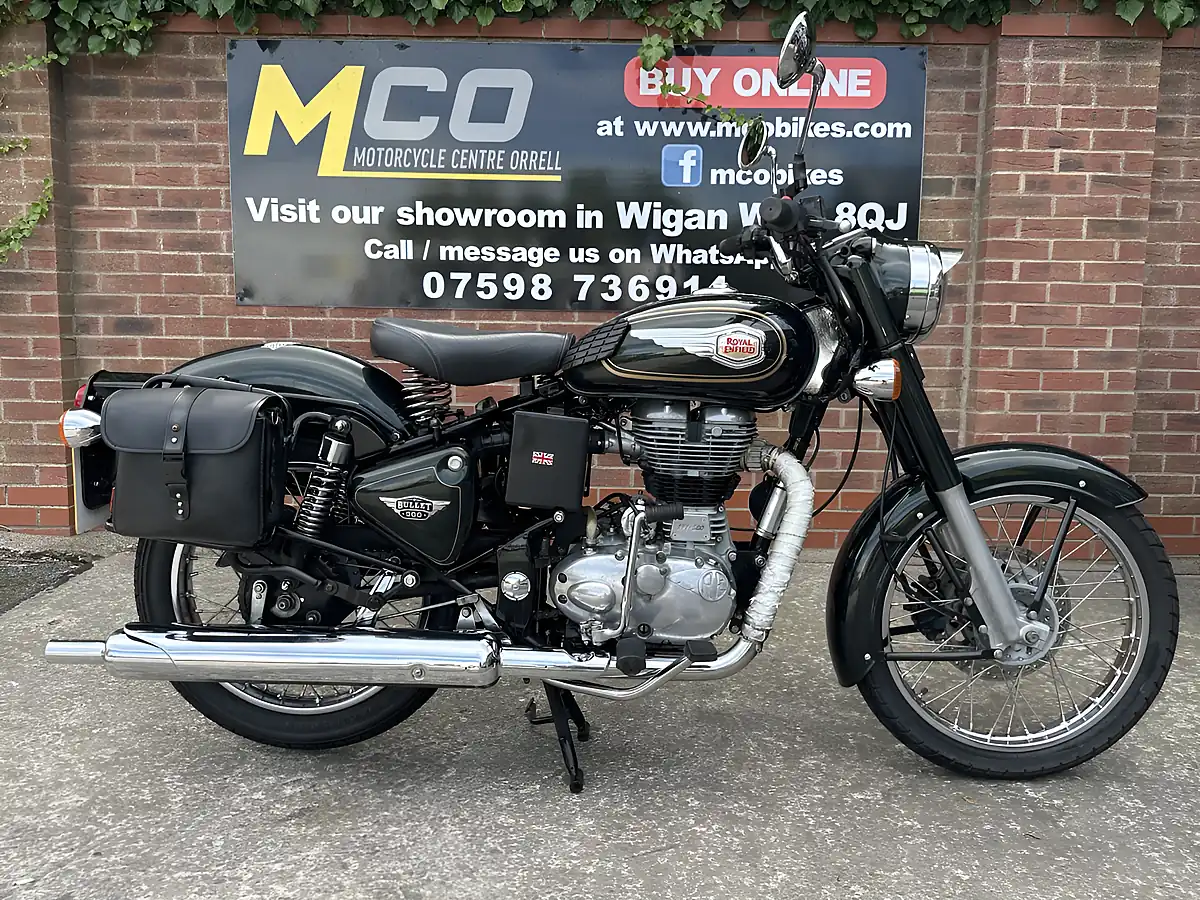 Used 2015 Royal Enfield Bullet Dark Metallic Green - Interior and Exterior details 20