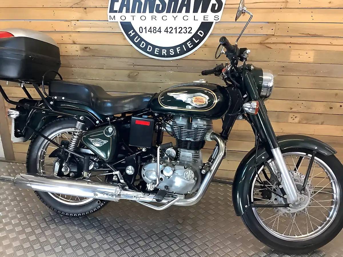 Used 2015 Royal Enfield Bullet Green - Interior and Exterior details 4
