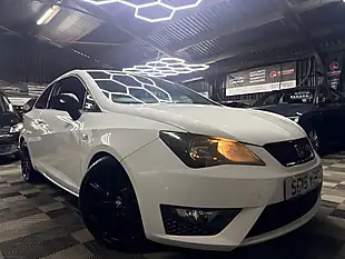 Used 2015 SEAT Ibiza Fr Black White - Interior and Exterior details 2