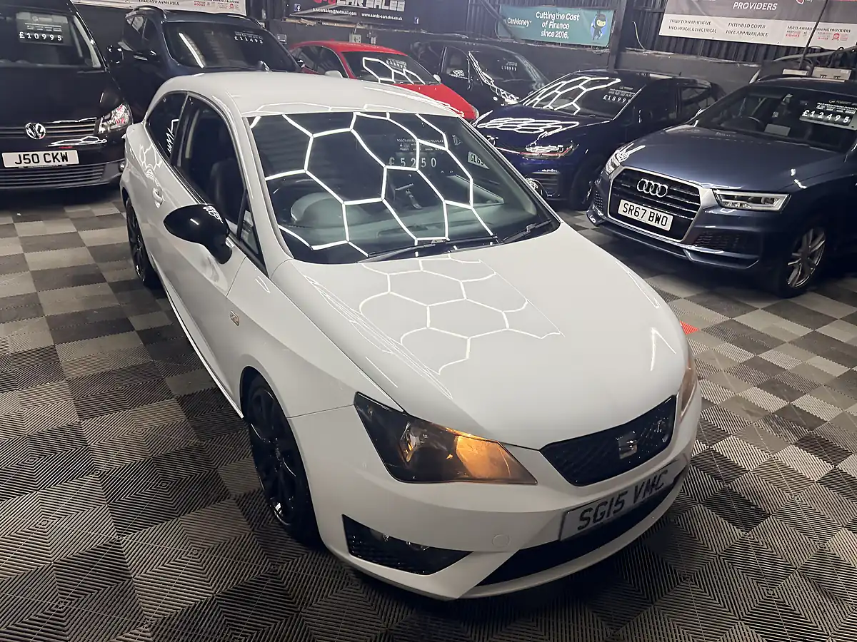 Used 2015 SEAT Ibiza Fr Black White - Interior and Exterior details 7